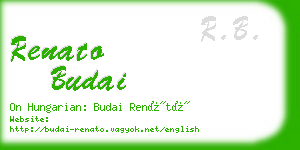 renato budai business card